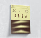 Calendrier 2026 • masques & motifs - Planning Mensuel