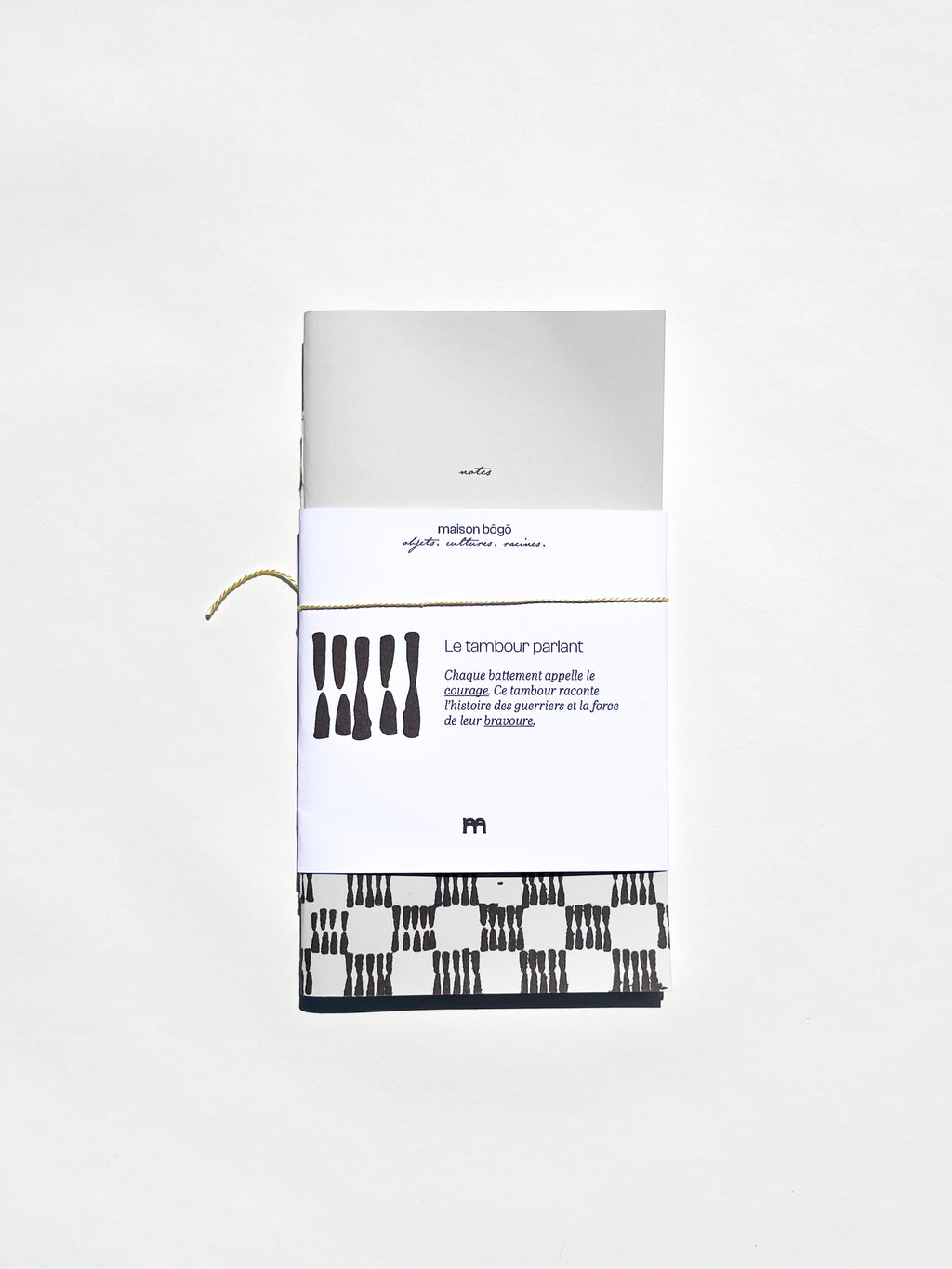Carnet de poche Slim Le Tambour Parlant - Format Allongé⎜Maison Bōgō