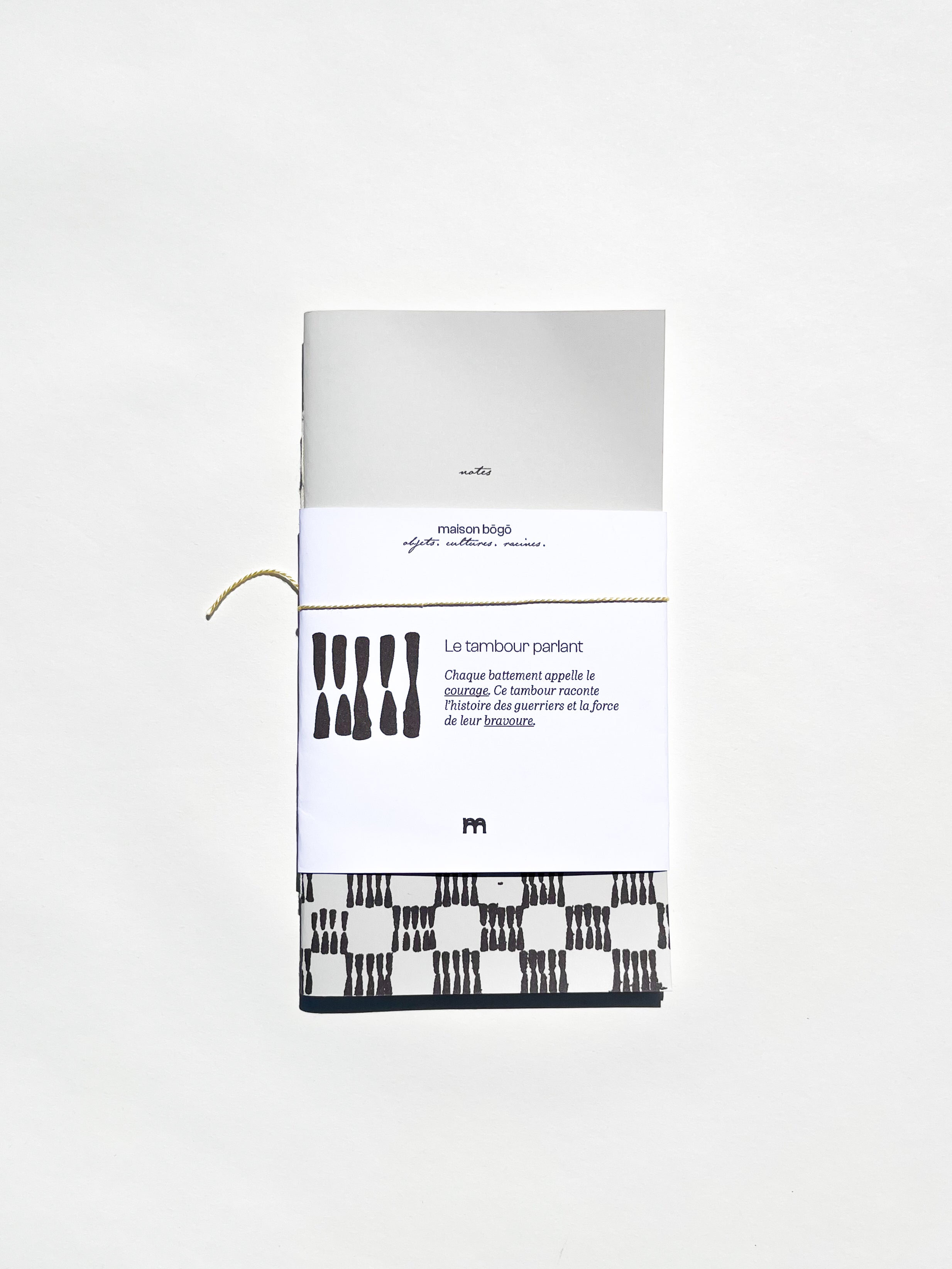 Carnet de poche Slim Le Tambour Parlant - Format Allongé⎜Maison Bōgō