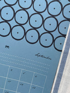 Calendrier 2026 • masques & motifs - Planning Mensuel